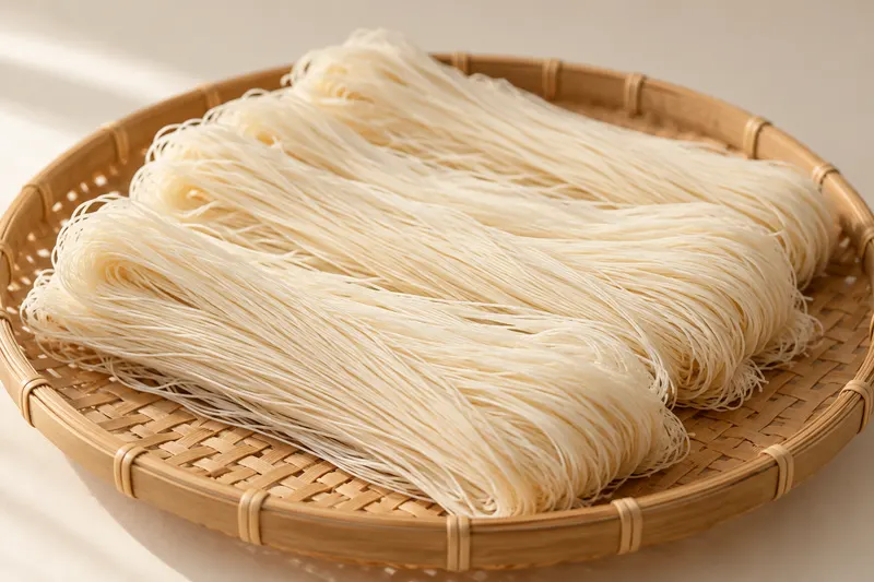 日曬手工麵線